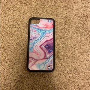 wildflower marble iphone 8 case